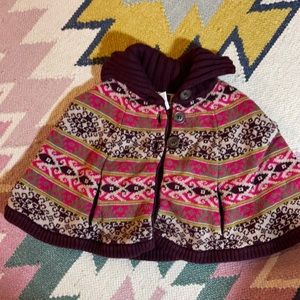 Poncho with pockets